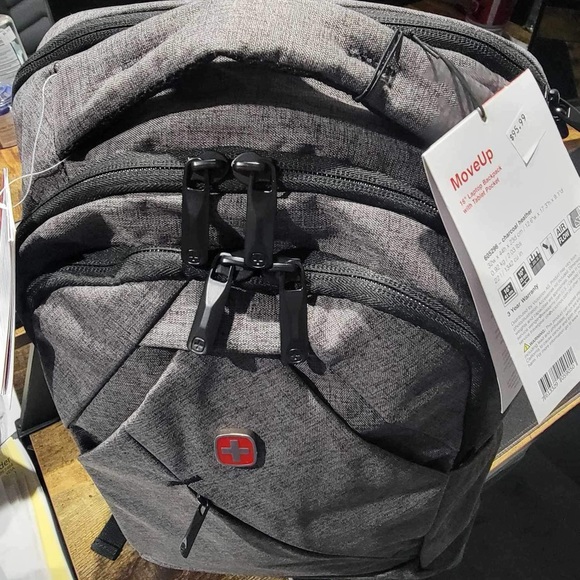 Wenger MoveUp 16 Laptop Backpack Charcoal